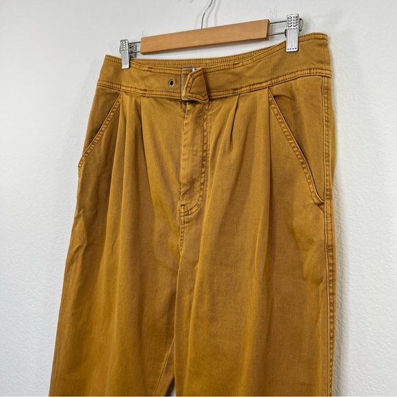 FREE PEOPLE Seamed Like The Real Thing‎ Straight Leg Trouser Pants size 10 - Picture 3 of 10